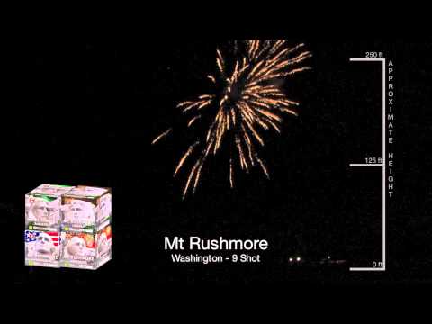 Mt Rushmore Assortment: Washington - 9 Shot