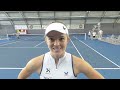 1st W60 EMPIRE Women's Indoor 2022: Katie Swan's interview after she has advanced to singles final