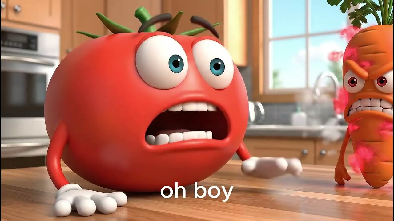 Hyper-Realistic Talking Vegetables 😂 | Funniest AI Kitchen Drama Ever!
