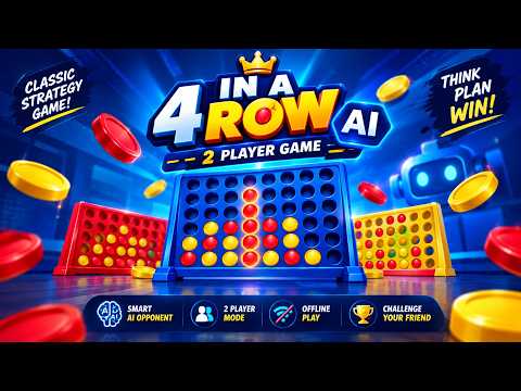 4 In A Row AI : 2 Player Game video thumbnail