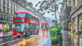Download lagu London Heavy Rain Walk | Central London City Streets Walking Tour in Rainy West End | 4K HDR mp3
