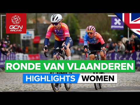Watt Bomb On The Oude Kwaremont! | Ronde Van Vlaanderen 2023 Highlights - Women