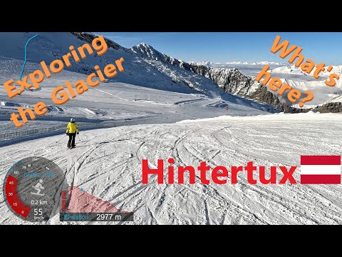 [4K] Skiing Hintertux Glacier, Hitting the Glacier First Time, What's it Like? Austria, GoPro HERO11