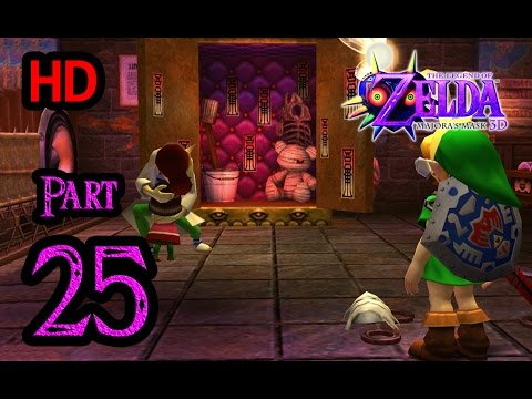 Zelda Majora's Mask 3D 100% Walkthrough 1080p HD Part 25 - Ikana Canyon - Pamela - Gibdo Mask