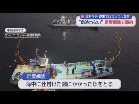 YouTube Video 「魚を追わないのに獲れる」…燃料高騰で注目・江戸時代から続く静岡・伊東の〝待ちの漁〟　