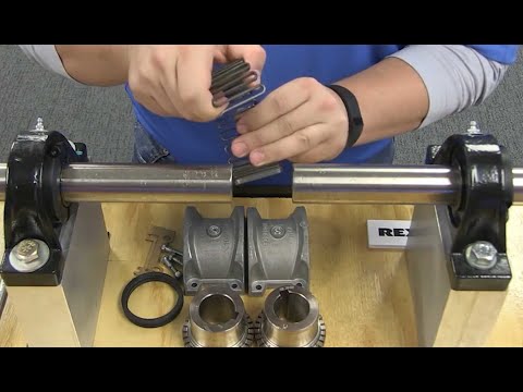 Монтаж муфты с пружинным элементом