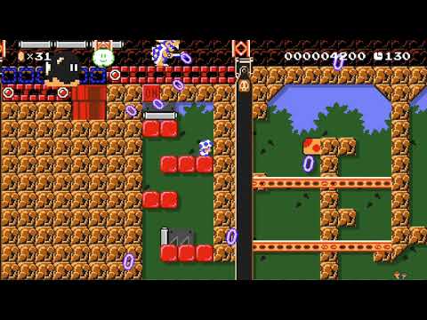 Ratchet Scrolling 5　パーンナルスペース by TTT 🍄 Super Mario Maker 2 #aif 😶 No Commentary