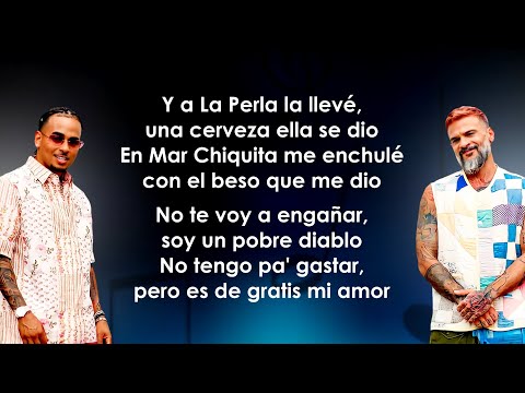 Ozuna, Pedro Capó - Mar Chiquita (Letra/Lyrics)
