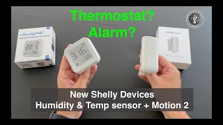 New Shelly devices: Humidity & Temp sensor + Motion 2