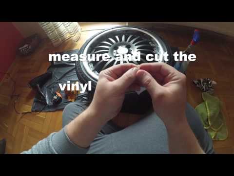 Wheel lip gold vinyl DIY wrap - paul simon miata