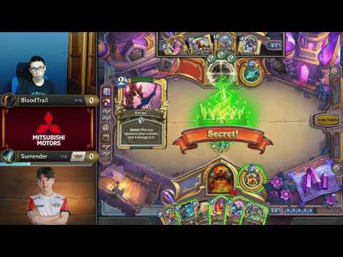 BloodTrail vs Surrender ||《爐石戰記》大師職業賽 亞太區 第二季 - W7D1