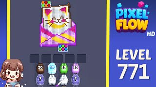 Pixel Flow Level 771 Solution Walkthrough