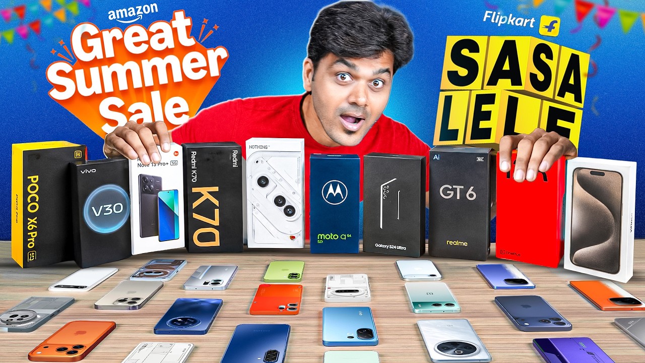 ⚡️அதிரடி Flipkart & Amazon Summer Sale 2026 | Best Smartphone Deals 🔥