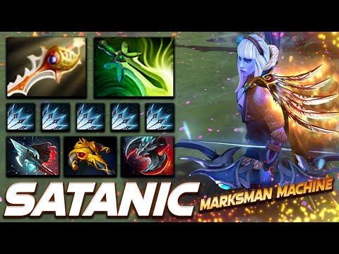 Satanic Drow Ranger Marksman Machine - Dota 2 Pro Gameplay [Watch & Learn]
