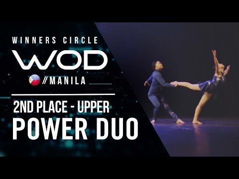 Power Duo | 2nd Place Upper | Winners Circle | World of Dance Manila Qualifier 2018