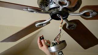 Replace a 3-way 4 wire ceiling fan switch