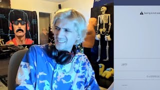 Adept asks to talk to xQc during stream & funny donations