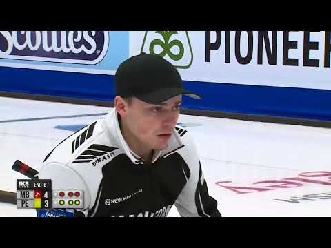 #cjcc2020 [6E] Gauthier (MB2) vs Smith (PE): The one with the so-called center guard above hog line