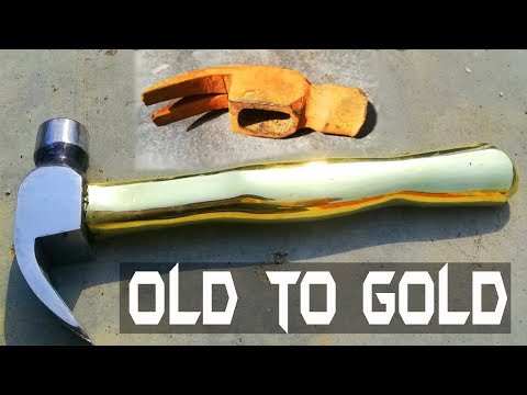 Antique Rusty Hammer RESTORATION Video