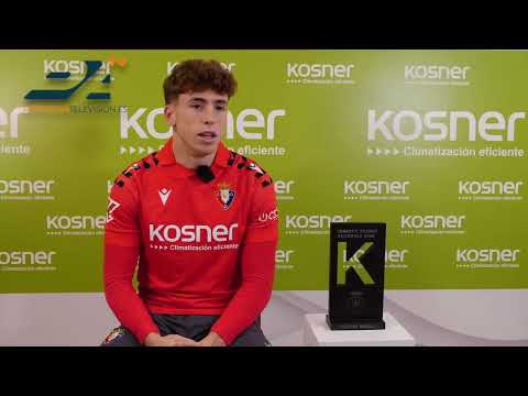 Víctor Muñoz recibe su segundo ‘Jugador Kosner del Mes’ y mira a Girona con ambición