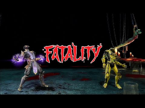 mortal kombat komplete edition gameplay rain vs cyrax