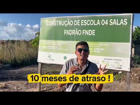 Obras inacabadas e milionárias em Santa Quitéria do Maranhão 