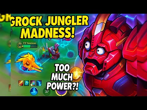 What to do with all this Power!? Is Grock Even Meant to Jungle!? 😂 | Moba Legends Madness
