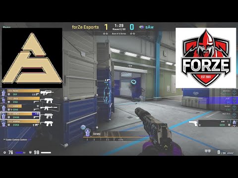 SAW vs forZe Highlights /  at PGL Major Antwerp 2022 Europe RMR A