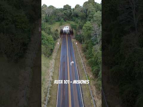 Vuelo sobre el ducto de ruta 101 en misiones #misiones #ruta #argentina