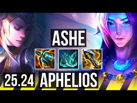 ASHE & Seraphine vs APHELIOS & Thresh (ADC) | KR Master | 25.24