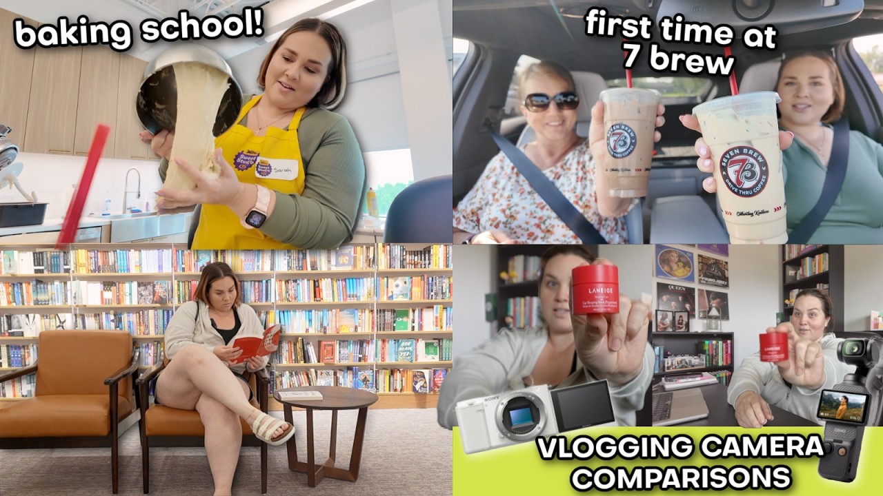 Becoming a Professional Baker👩‍🍳 | vlog cameras, trying 7Brew, & crashing out