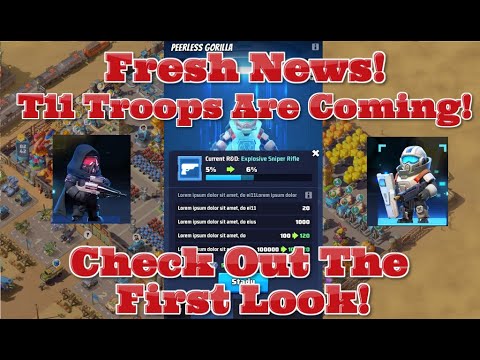 T11 Troops are coming to Last War! New overview + First Thoughts!
