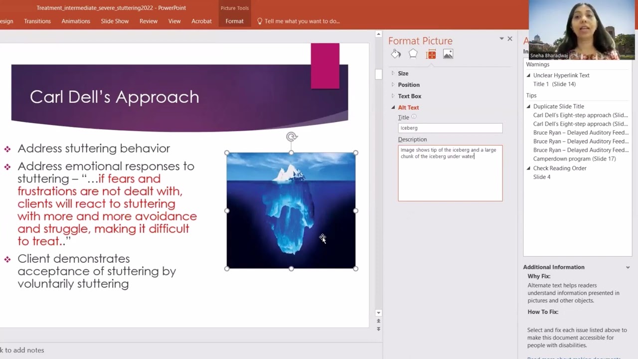 Checking Power Point Slides for Accessibility