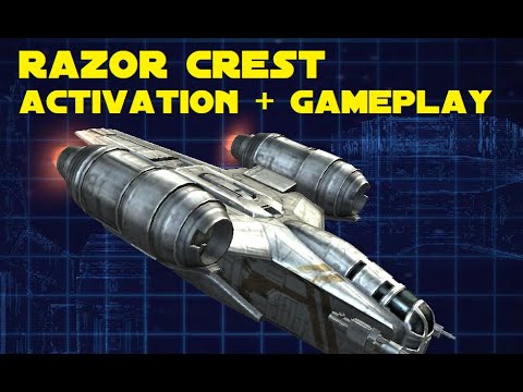 Star Wars galaxy of heroes: Razor Crest Activation and gameplay