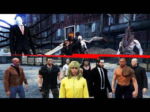 Action 3.0 VS Horror, Slashers & Creepypasta (GTA 5)