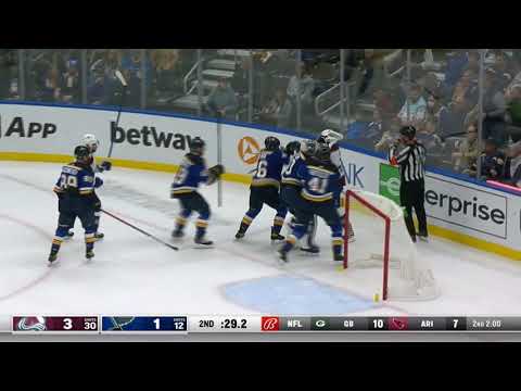 Colorado Avalanche Vs St.Louis Blues Scrum
