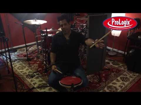 ProLogix Percussion artist Rich Redmond's back stage warm ups on the Logix pad
