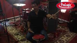 ProLogix Percussion artist Rich Redmond's back stage warm ups on the Logix pad