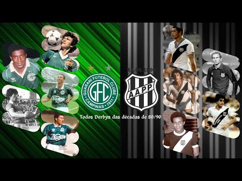 Guarani x Ponte Preta: Todos os clássicos das décadas de 80/90