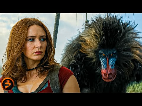 The Terrifying Baboon Attack On The Bridges | JUMANJI: THE NEXT LEVEL