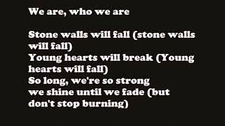 stone walls we the kings
