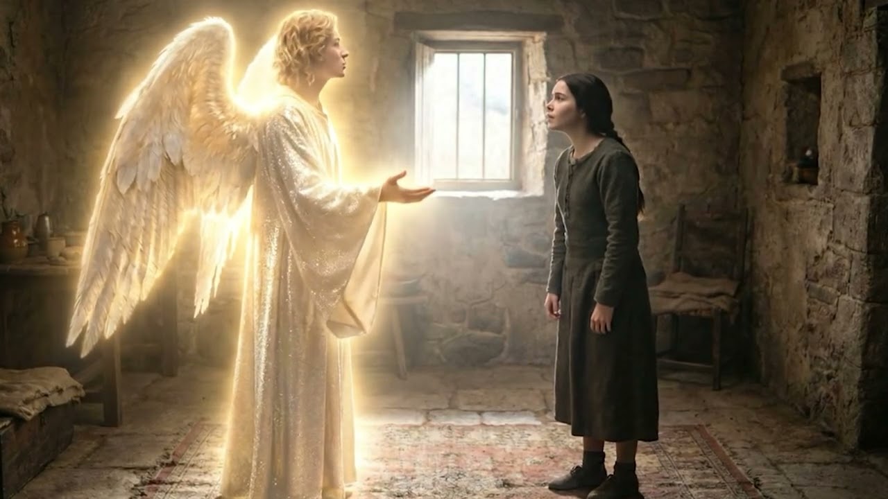 Mary & the angel Gabriel