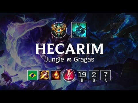 Hecarim Jungle vs Gragas - BR Challenger Patch 8.17