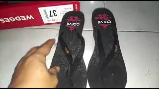 Sandal wanita wedges Carvil daisy