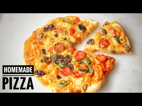 How to make Pizza at home from Scratch – Vegan || Easy Vegan Pizza Recipe || Simple Vegan Pizza