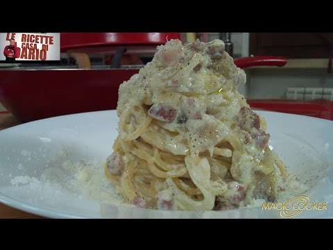 Spaghetti Ricotta e Pancetta affumicata preparati da Dario con Magic Cooker 301