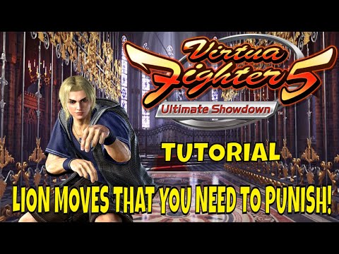 VF5US- LION MOVES THAT YOU NEED TO PUNISH! (Virtua Fighter 5: Ultimate Showdown)- Pai Chan Tutorial.