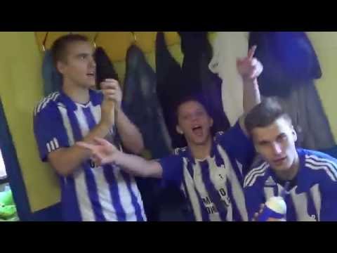 Vítězný pokřik Benfiky po zápase se Slávii Vejprnice  6:1