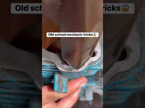 old school mechanic tricks😱 #highlights  #bjuneworks  #mechanic  #subscribe  #racing #diy  #follow