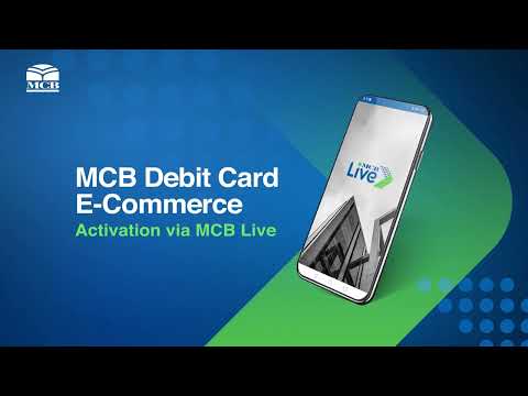 MCB Debit Card E-Commerce Activation via MCB Live